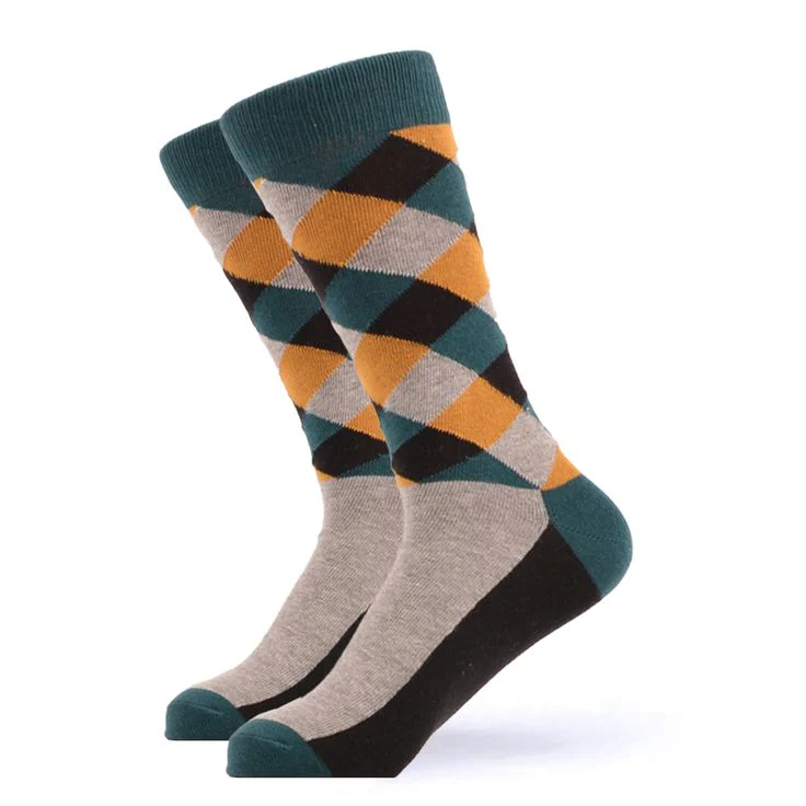 GreenInfusedArgyleSocks Socks - Image 1